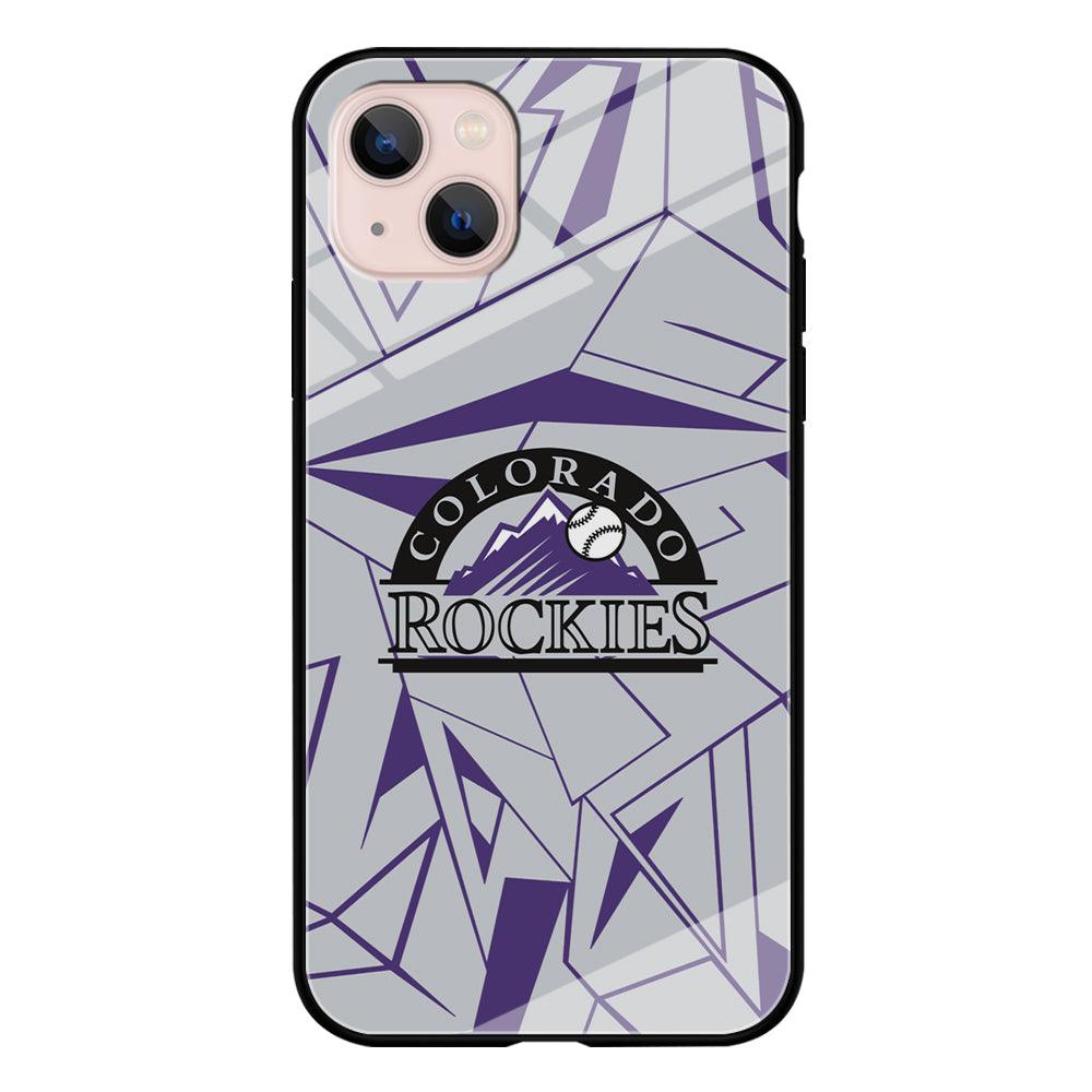 Colorado Rockies Line on Purple iPhone 13 Case-Oxvistore