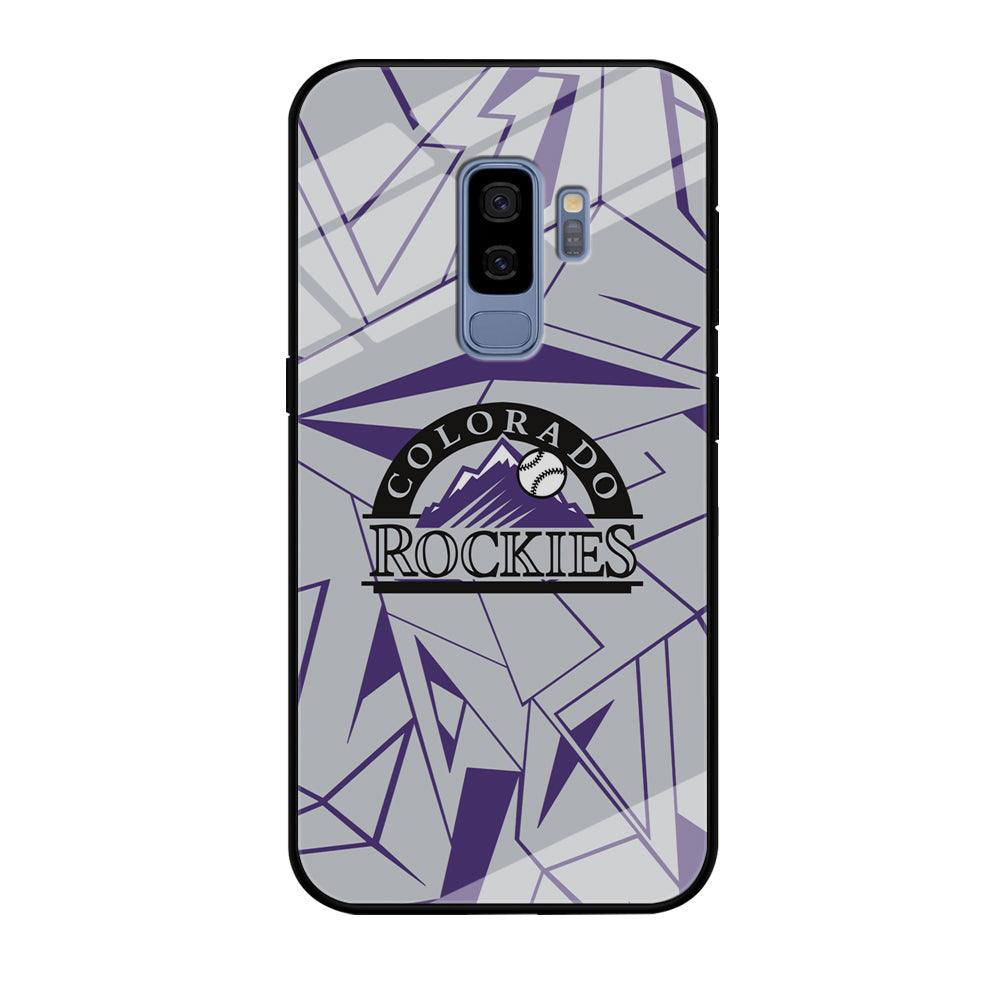 Colorado Rockies Line on Purple Samsung Galaxy S9 Plus Case-Oxvistore