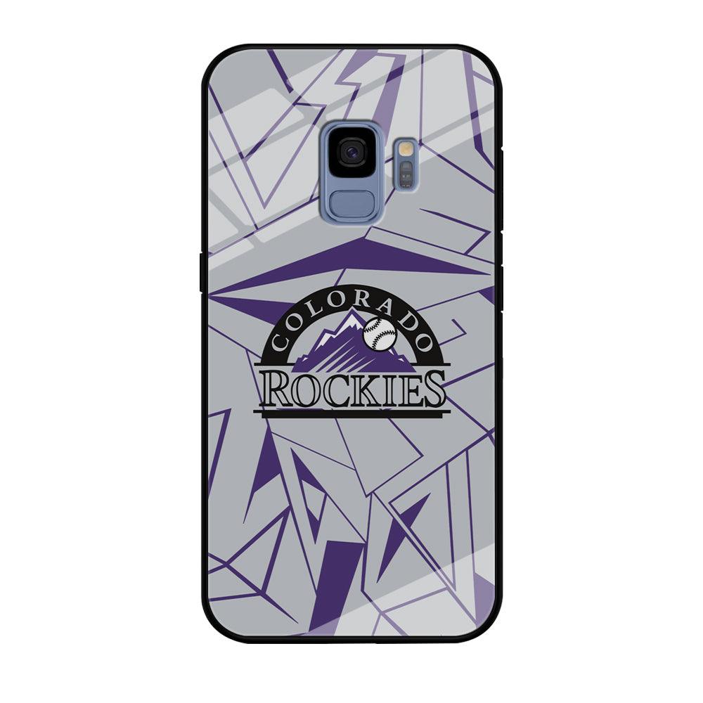 Colorado Rockies Line on Purple Samsung Galaxy S9 Case-Oxvistore