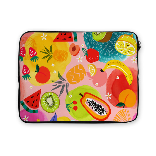 Colored Summer Fruit Art Laptop Sleeve Protective Cover