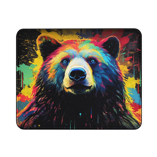 Colorful Abstract Bear Mouse Pads-18x21 CM-Oxvistore