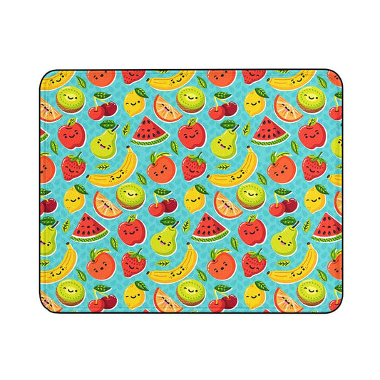 Colorful Pattern Fruits Smile Mouse Pads-18x21 CM-Oxvistore