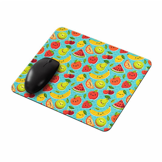 Colorful Pattern Fruits Smile Mouse Pads-Oxvistore
