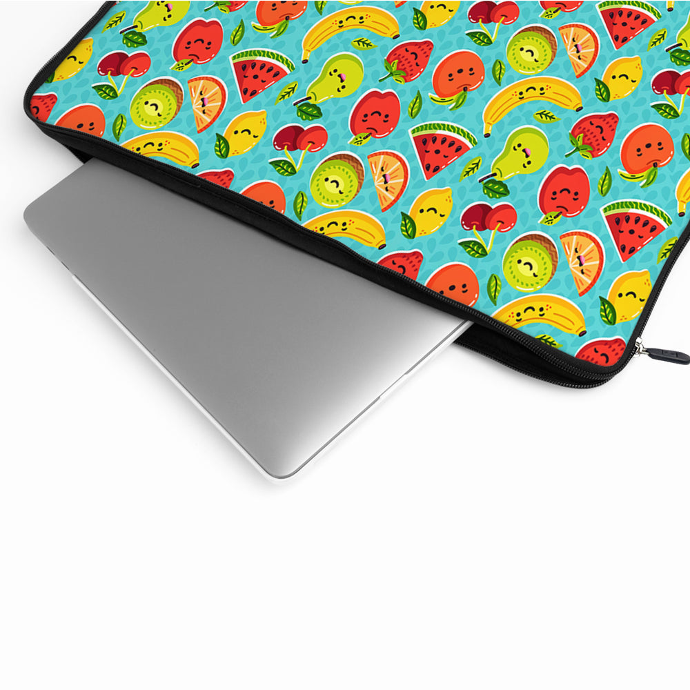 Colorful Pattern Fruits Smile Laptop Sleeve Protective Cover