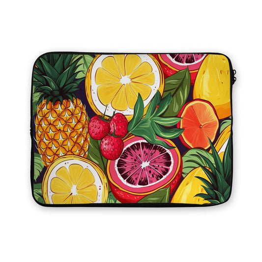 Colorfull Tropical Fruits Laptop Sleeve Protective Cover