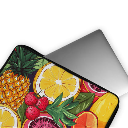 Colorfull Tropical Fruits Laptop Sleeve Protective Cover