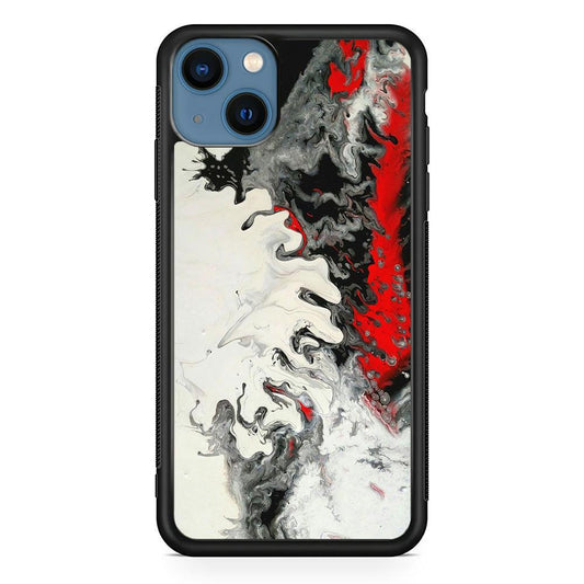 Colour B&W Affiliate iPhone 15 Case-Rubber White (2D Case)-Oxvistore