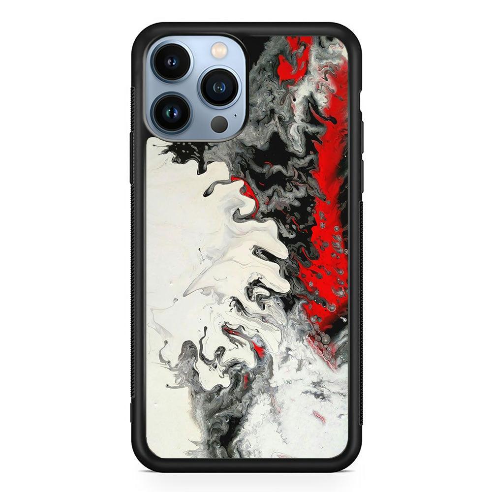 Colour B&W Affiliate iPhone 14 Pro Case-Rubber White (2D Case)-Oxvistore