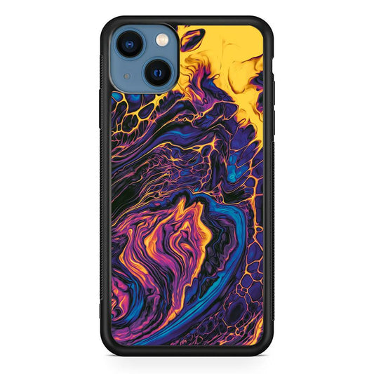 Colour Spread of Cell iPhone 15 Case-Rubber White (2D Case)-Oxvistore