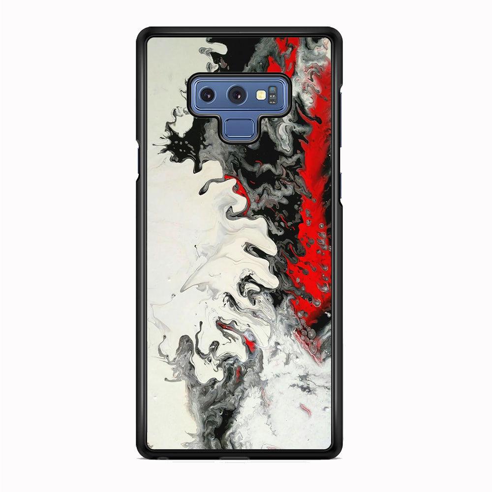 Colour B&W Affiliate Samsung Galaxy Note 9 Case-Rubber Black (2D Case)-Oxvistore