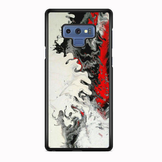 Colour B&W Affiliate Samsung Galaxy Note 9 Case-Rubber Black (2D Case)-Oxvistore