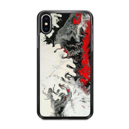 Colour B&W Affiliate iPhone XS Case-Rubber Black (2D Case)-Oxvistore