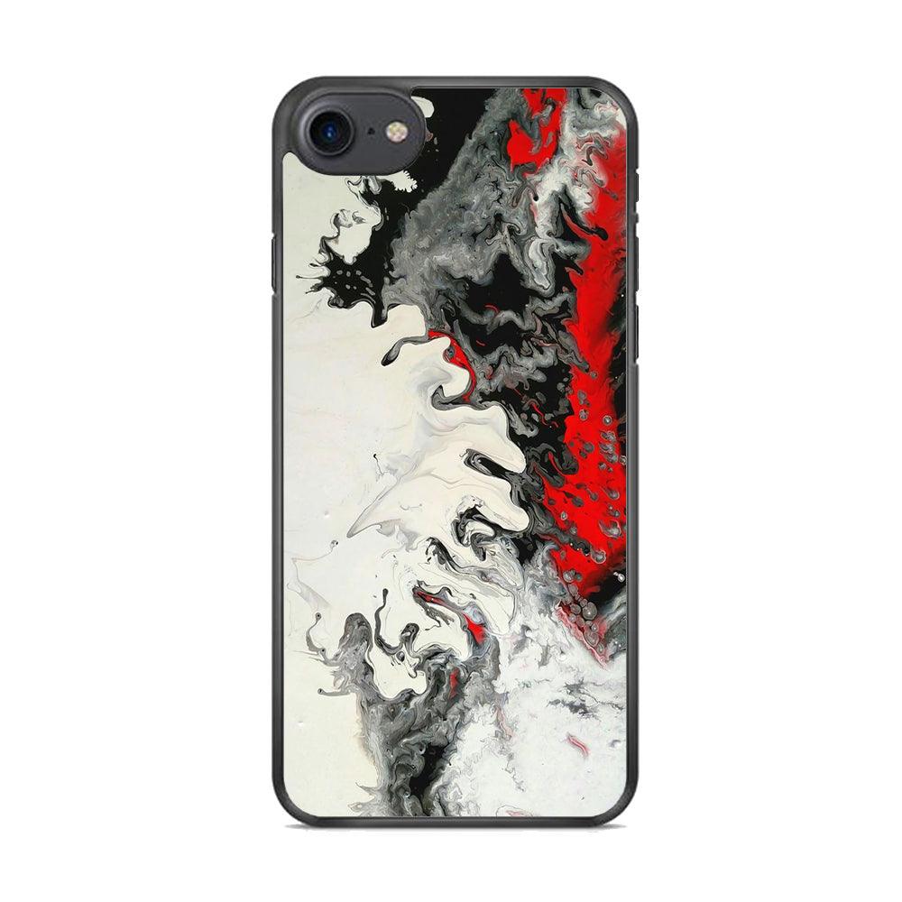 Colour B&W Affiliate iPhone 7 Case-Rubber Black (2D Case)-Oxvistore