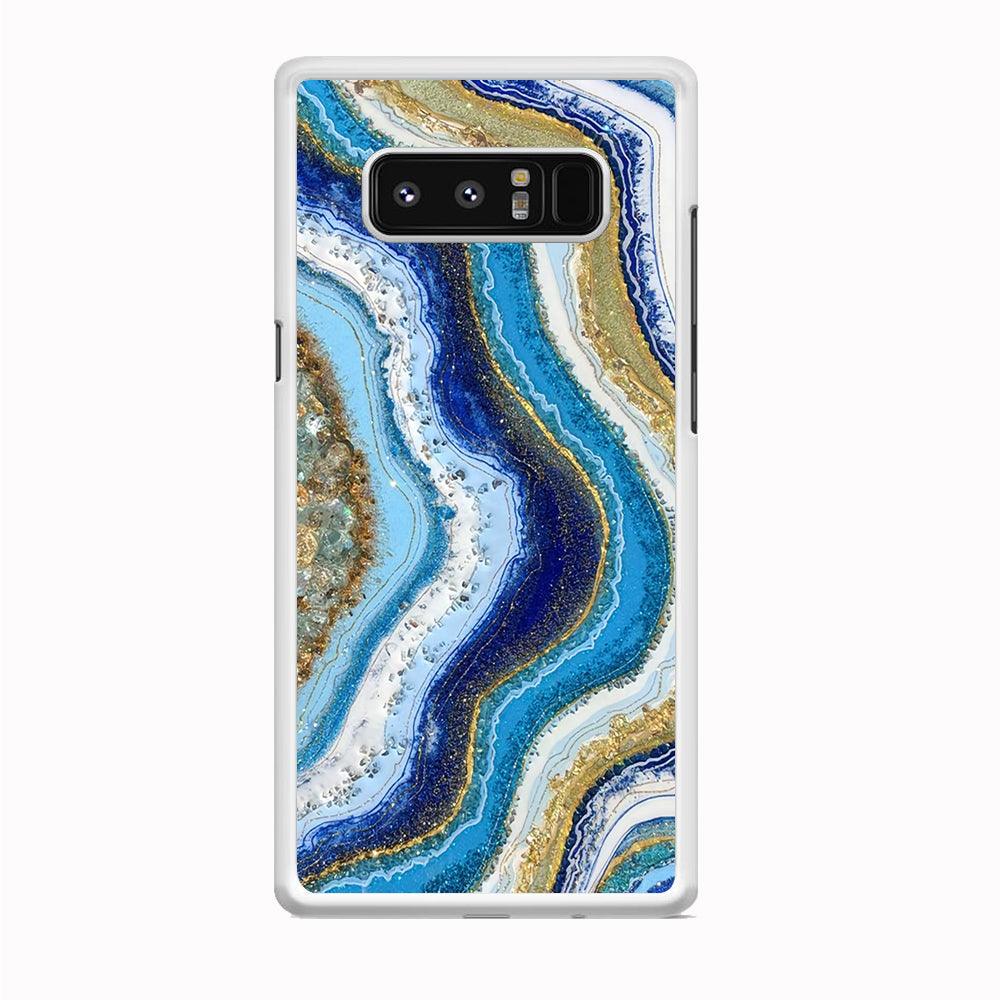 Colour Bluish Geodesic Samsung Galaxy Note 8 Case-Oxvistore