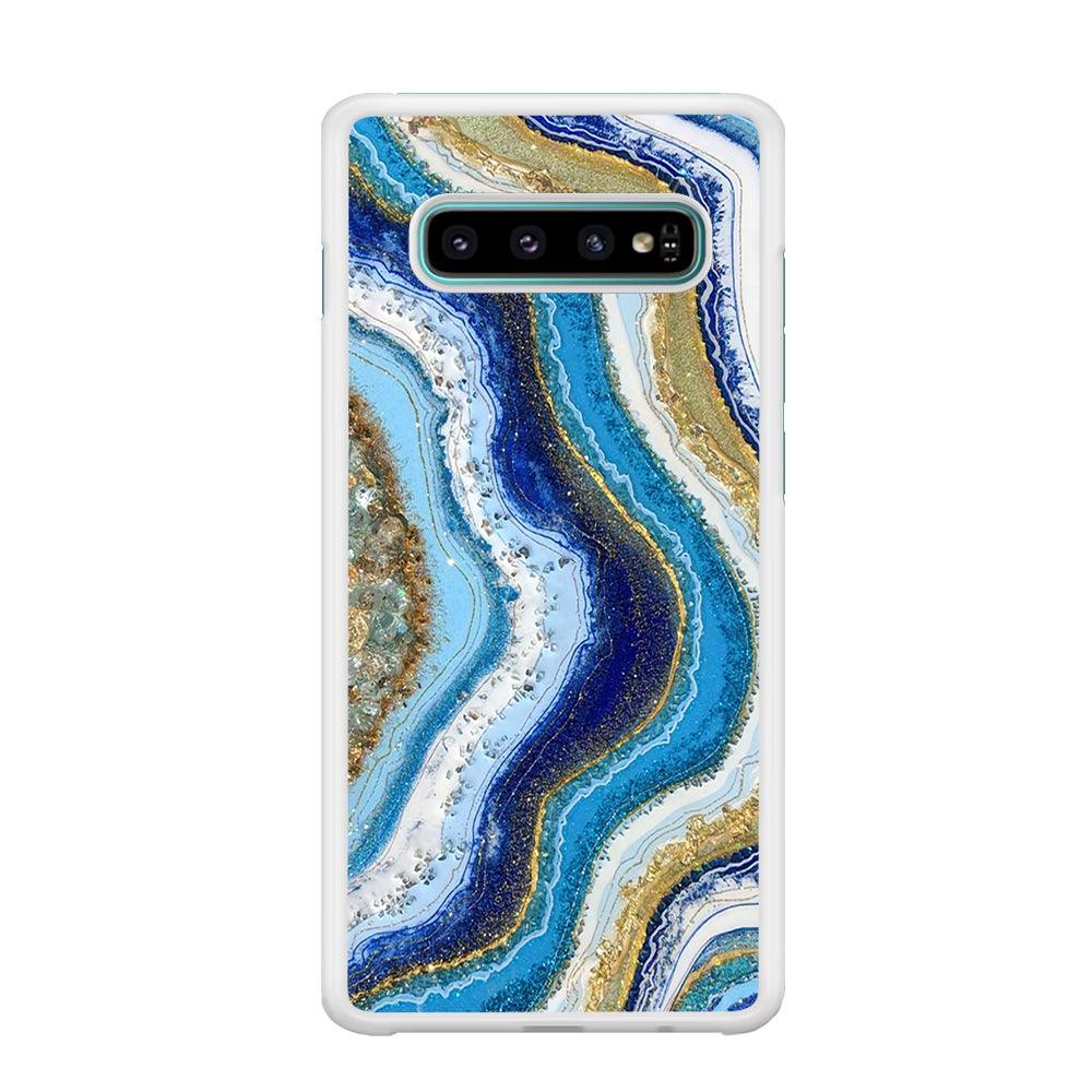 Colour Bluish Geodesic Samsung Galaxy S10 Case-Oxvistore