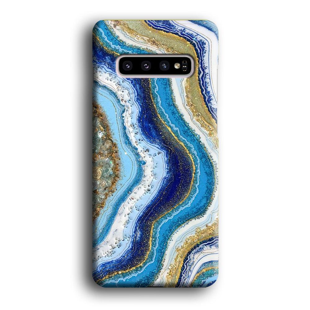 Colour Bluish Geodesic Samsung Galaxy S10 Case-Oxvistore