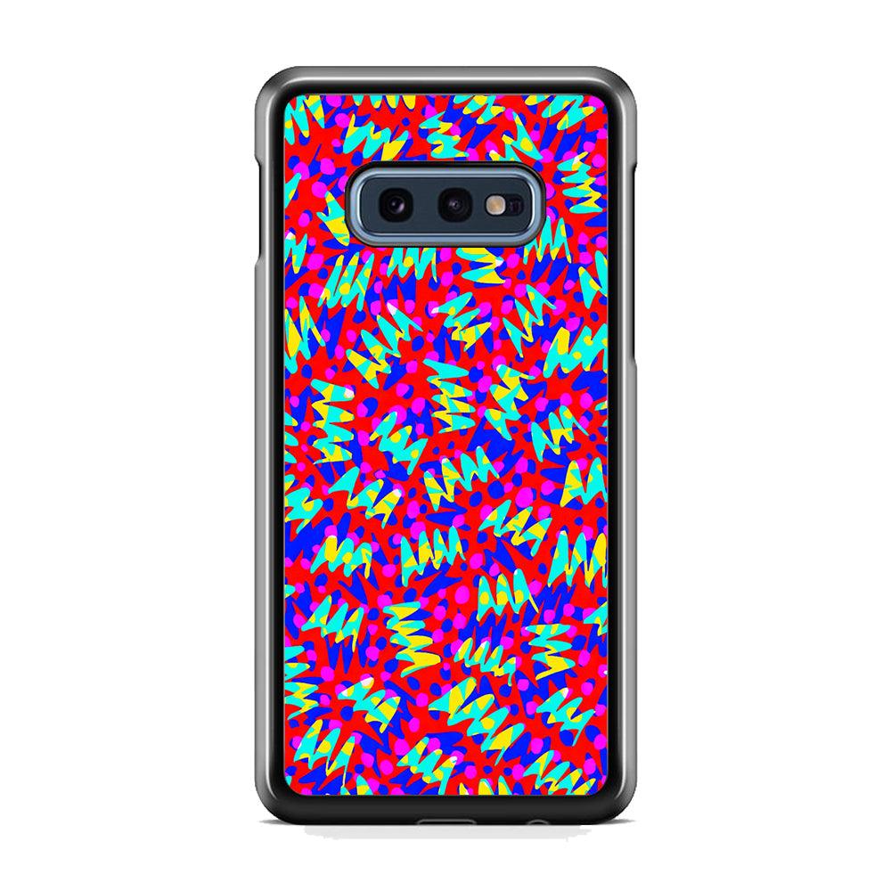 Colour Layer Red Glowing Samsung Galaxy S10E Case-Oxvistore