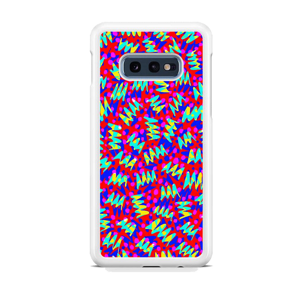 Colour Layer Red Glowing Samsung Galaxy S10E Case-Oxvistore