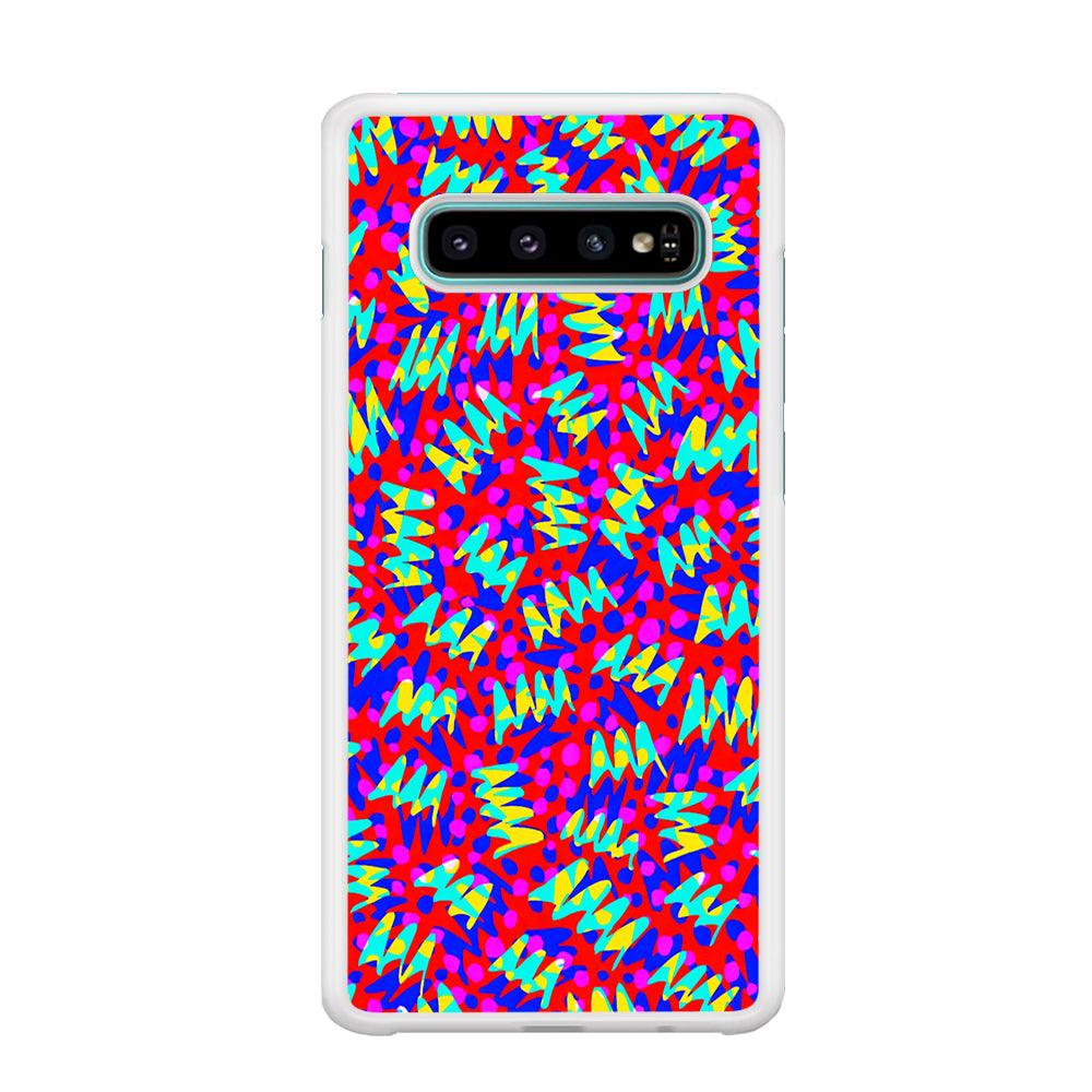 Colour Layer Red Glowing Samsung Galaxy S10 Case-Oxvistore