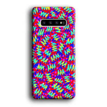 Colour Layer Red Glowing Samsung Galaxy S10 Case-Oxvistore