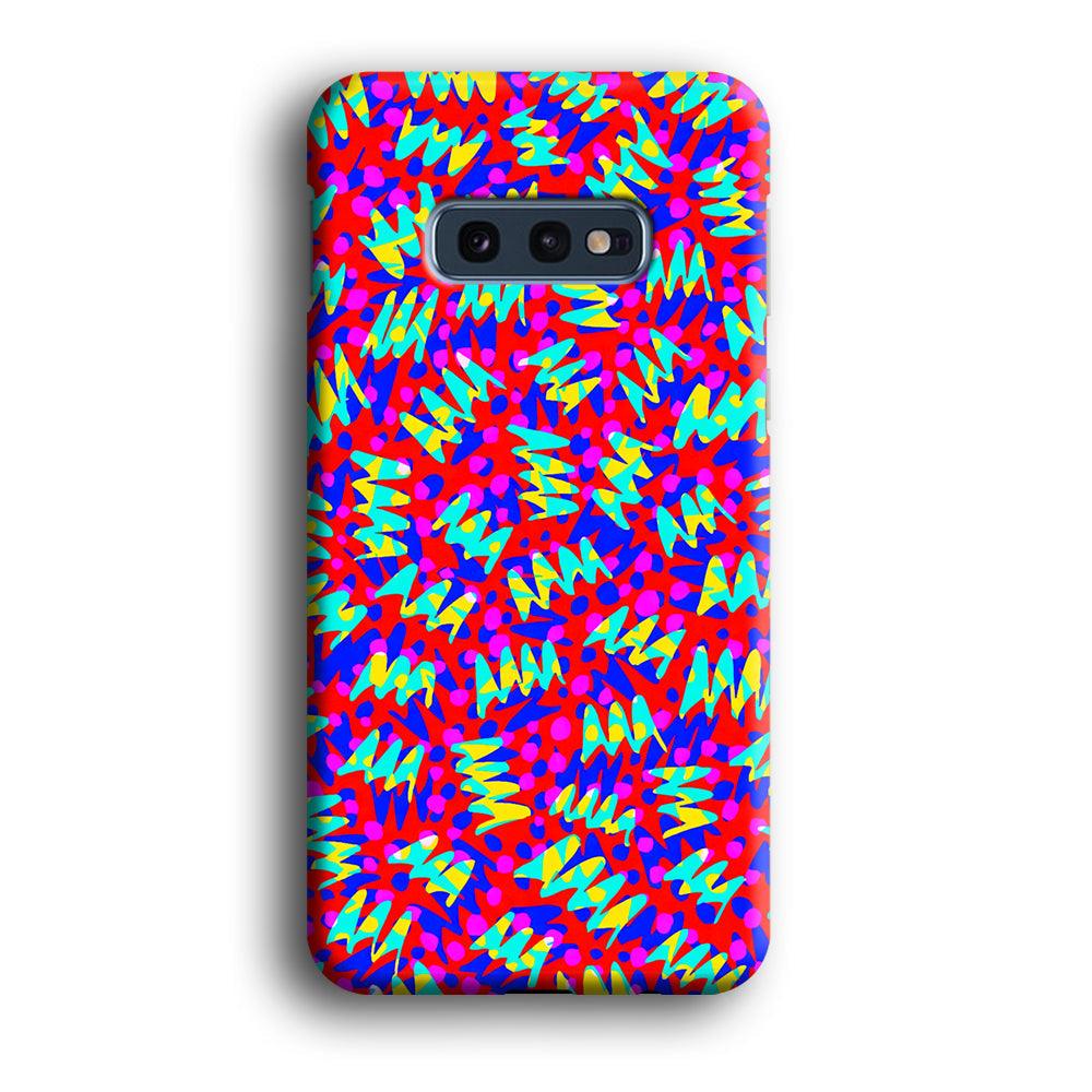 Colour Layer Red Glowing Samsung Galaxy S10E Case-Oxvistore