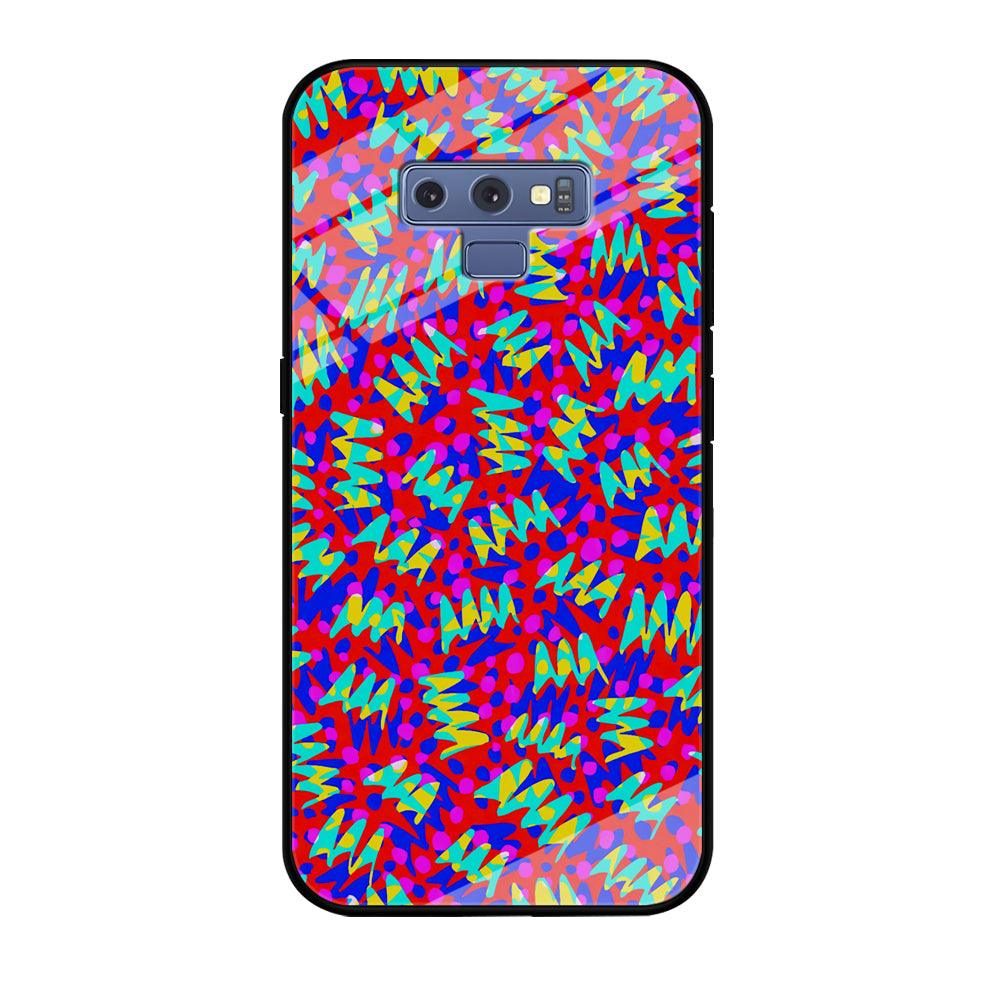 Colour Layer Red Glowing Samsung Galaxy Note 9 Case-Oxvistore