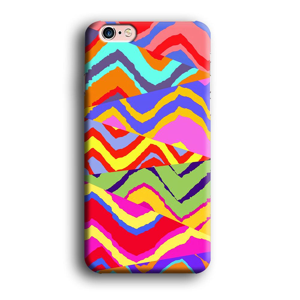 Colour Layer Triangular Waves iPhone 6 | 6s Case-Oxvistore