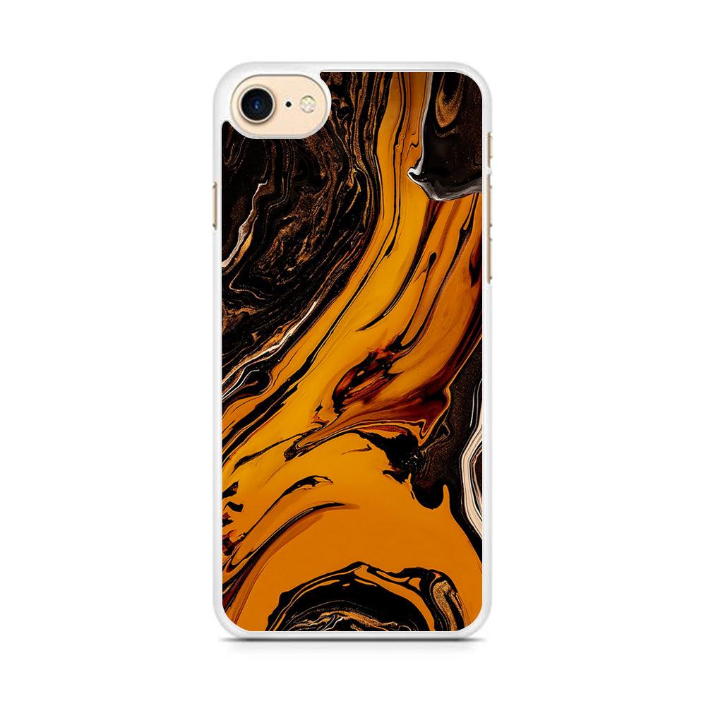 Colour Orange Current iPhone 8 Case-Oxvistore