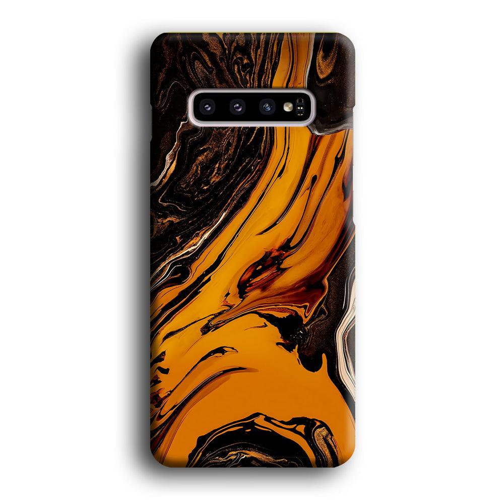 Colour Orange Current Samsung Galaxy S10 Case-Oxvistore