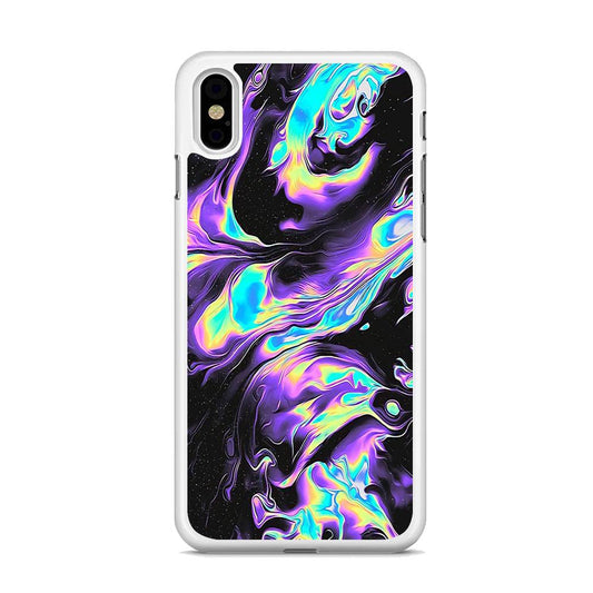 Colour Twisted Gradation iPhone X Case-Oxvistore