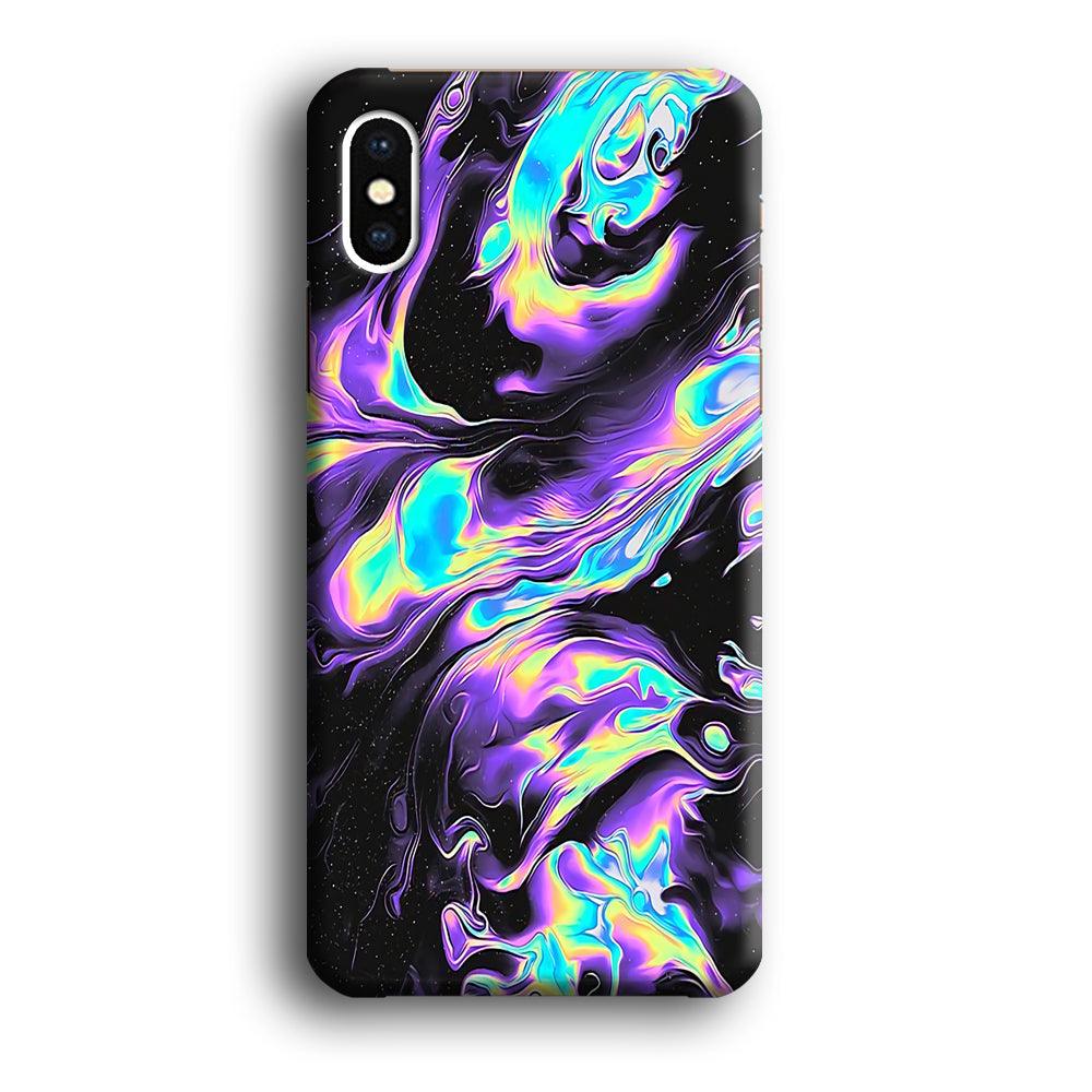 Colour Twisted Gradation iPhone X Case-Oxvistore