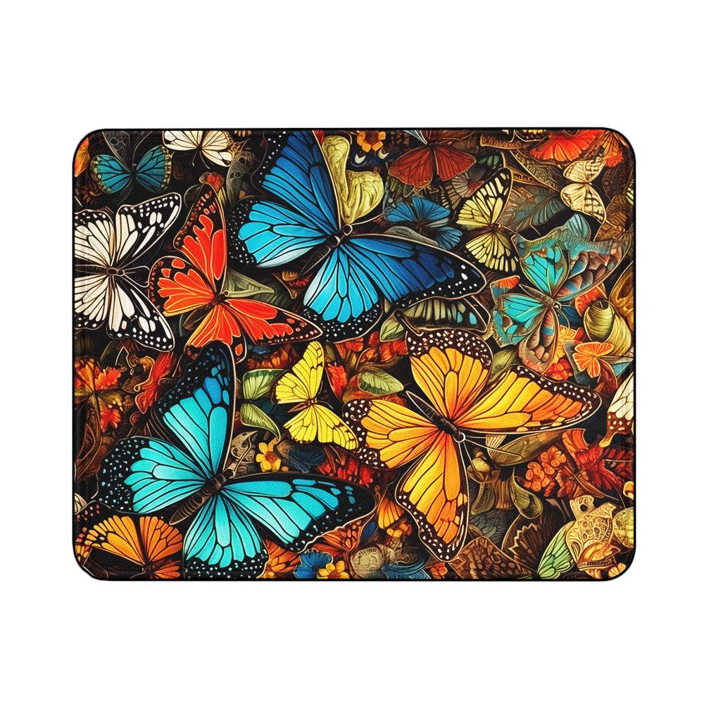 Colourful Collage Butterflies Mouse Pads-18x21 CM-Oxvistore