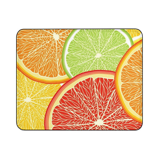 Colourful Orange Summer Fruits Mouse Pads-18x21 CM-Oxvistore