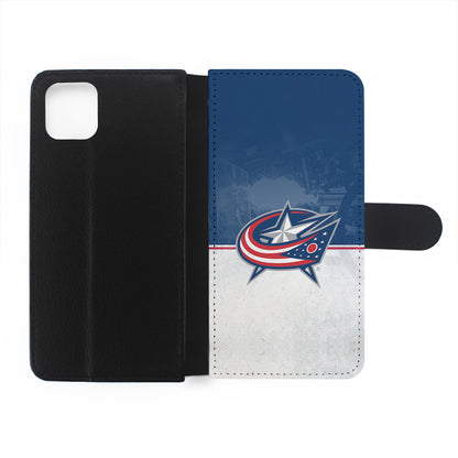 Columbus Blue Jackets Logo Flip Wallet Phone Case