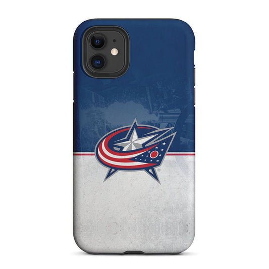 Columbus Blue Jackets Logo 2 in 1 Tough Phone Case-Oxvistore
