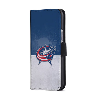 Columbus Blue Jackets Logo Flip Wallet Phone Case