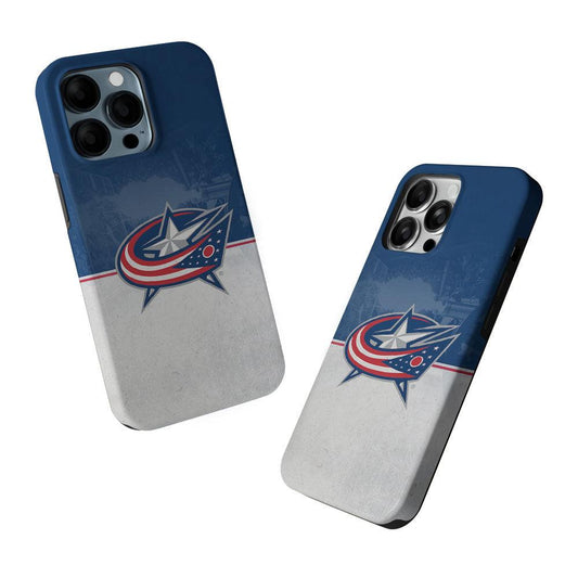 Columbus Blue Jackets Logo 2 in 1 Tough Phone Case-Oxvistore