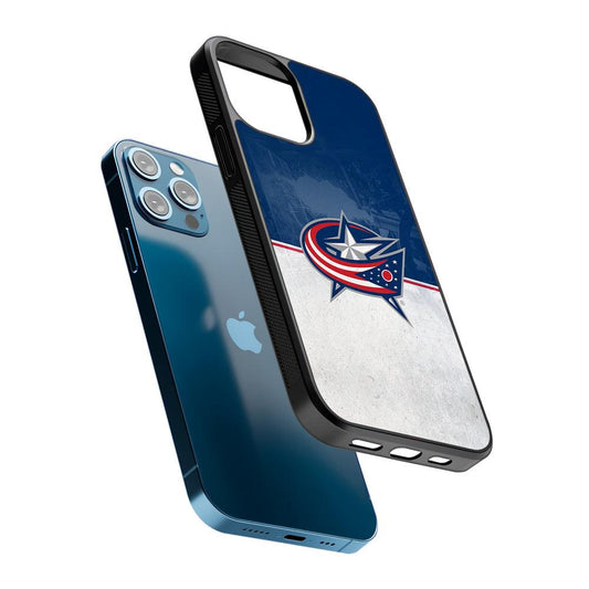 Columbus Blue Jackets Logo 2D Rubber Phone Case-Oxvistore
