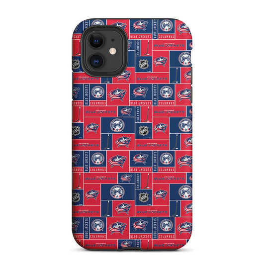 Columbus Blue Jackets Pattern 2 in 1 Tough Phone Case-Oxvistore