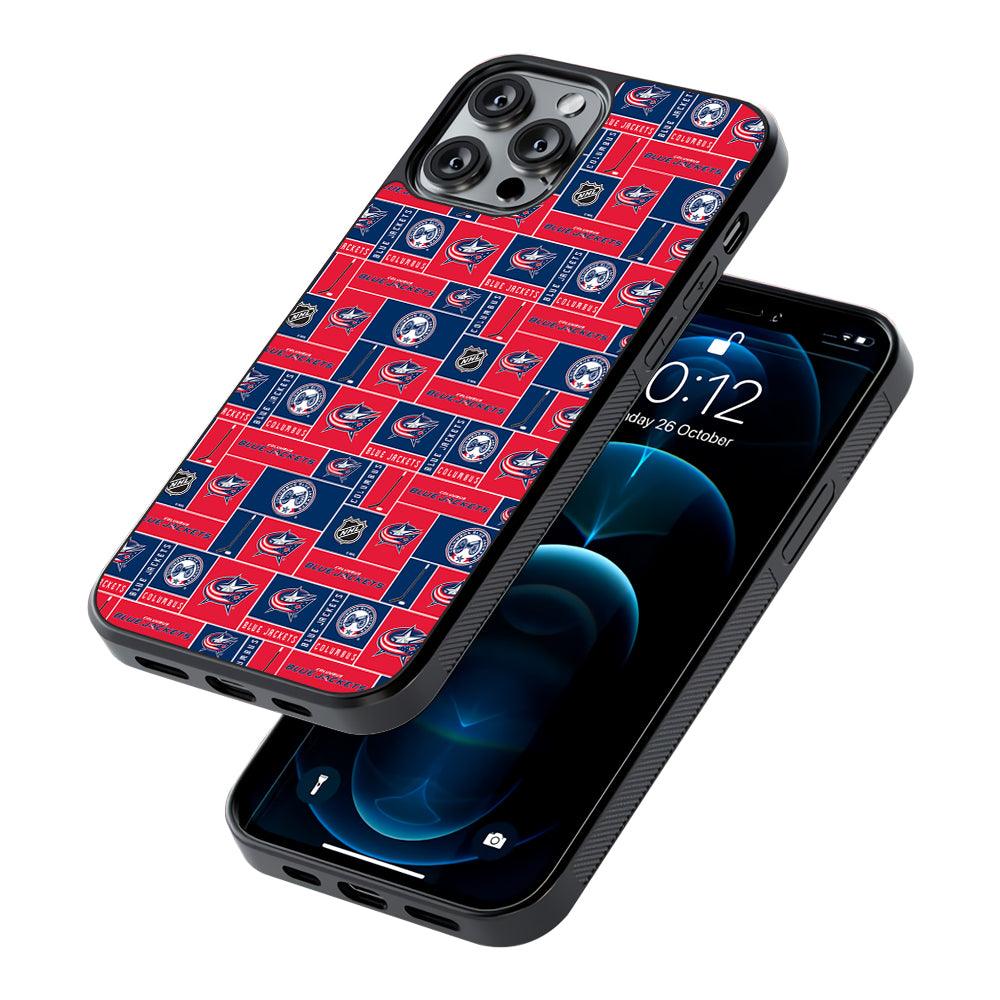Columbus Blue Jackets Pattern 2D Rubber Phone Case-Oxvistore