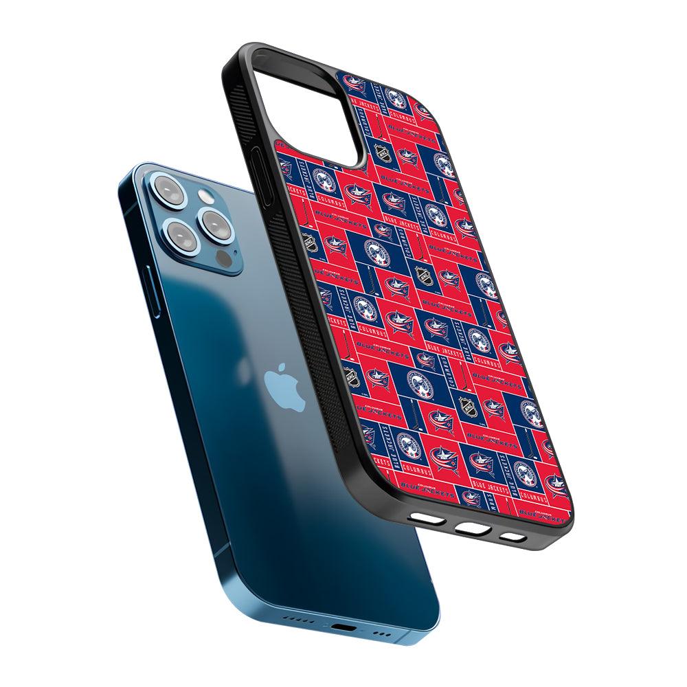 Columbus Blue Jackets Pattern 2D Rubber Phone Case-Oxvistore