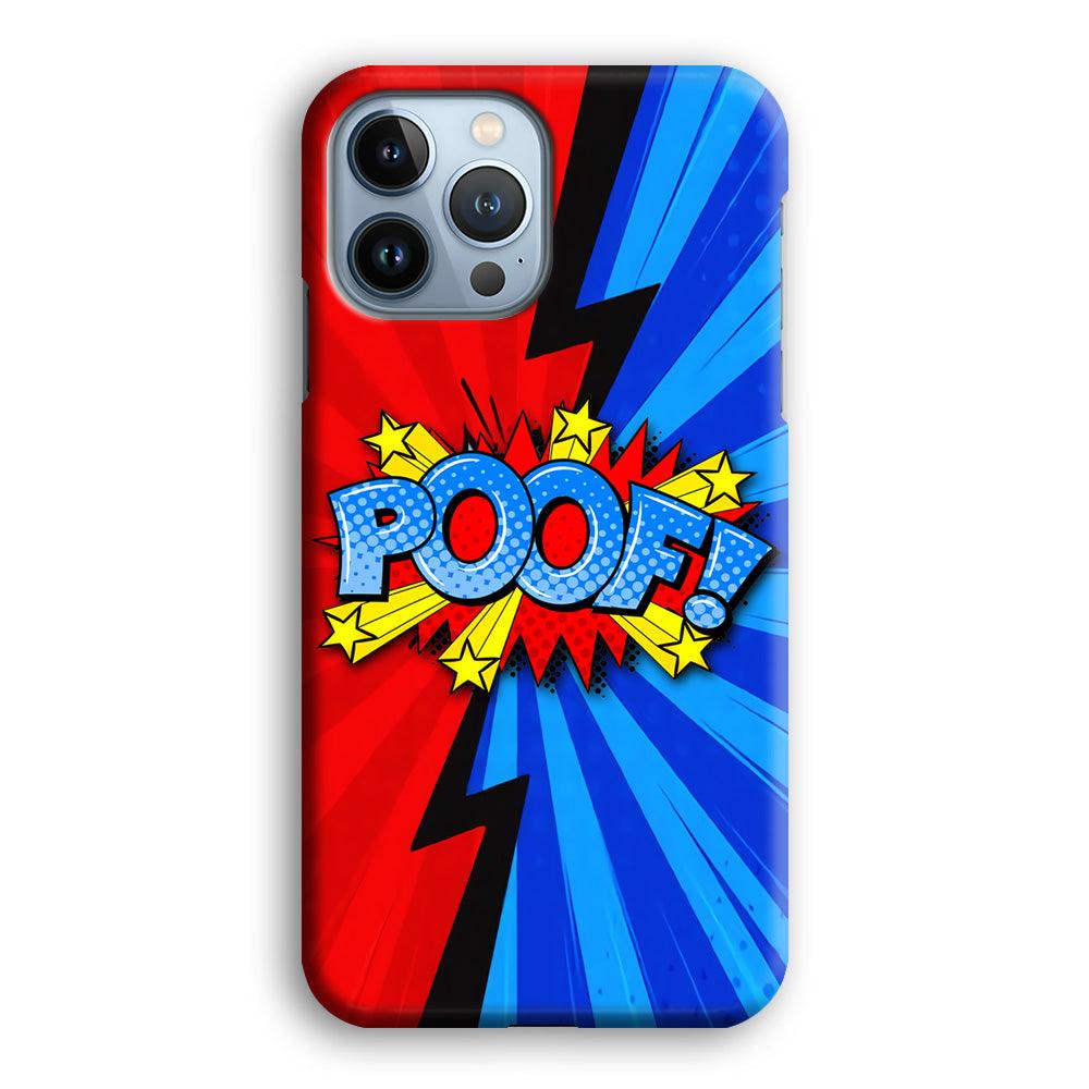 Comic Poof Icon iPhone 15 Pro Case-Oxvistore