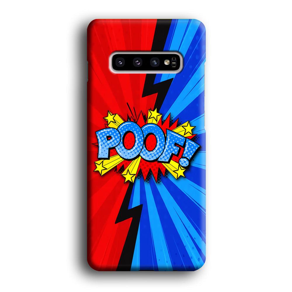 Comic Poof Icon Samsung Galaxy S10 Case-Oxvistore