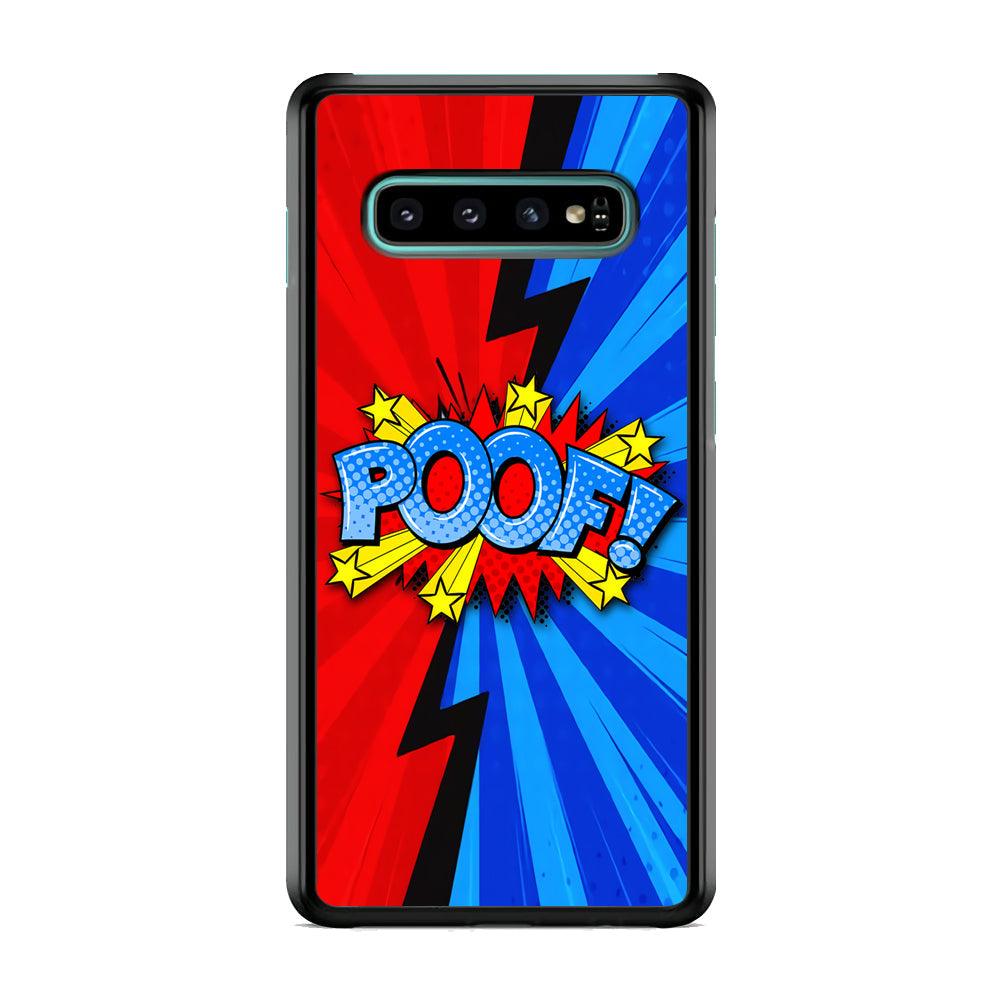 Comic Poof Icon Samsung Galaxy S10 Case-Oxvistore