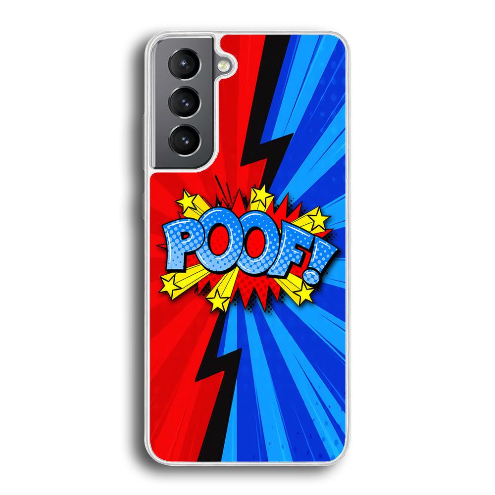 Comic Poof Icon Samsung Galaxy S21 Plus Case-Oxvistore