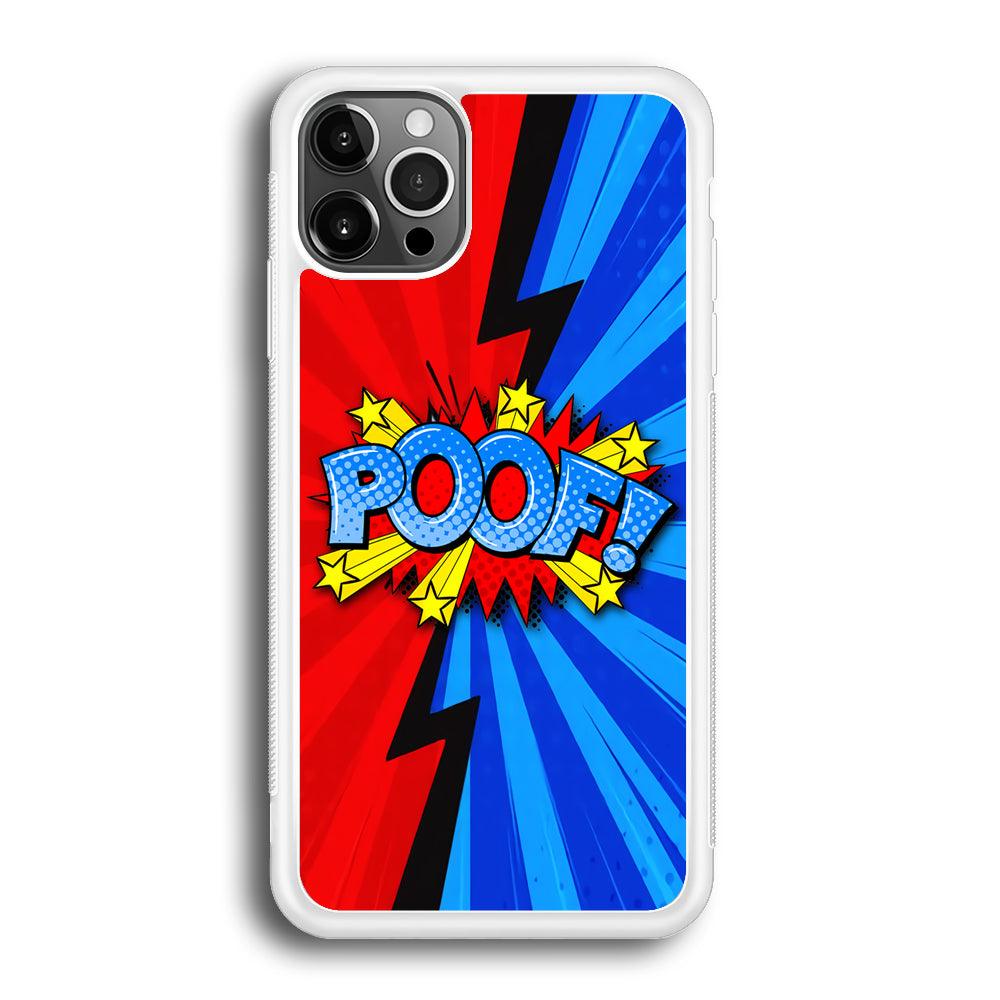 Comic Poof Icon iPhone 12 Pro Case-Oxvistore