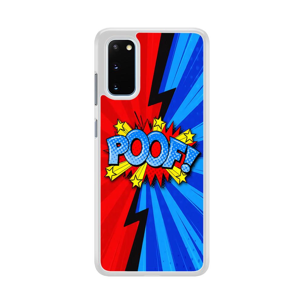 Comic Poof Icon Samsung Galaxy S20 Case-Oxvistore