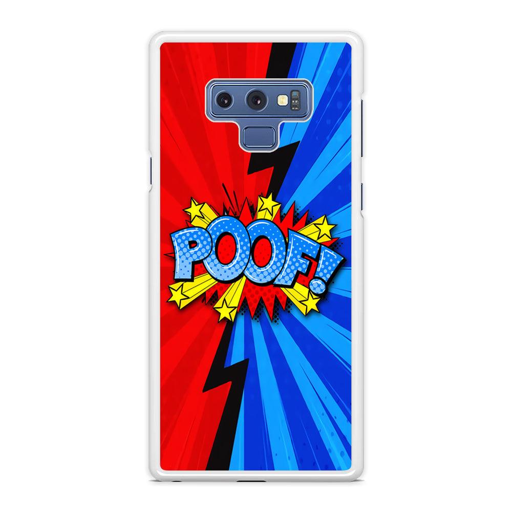 Comic Poof Icon Samsung Galaxy Note 9 Case-Oxvistore