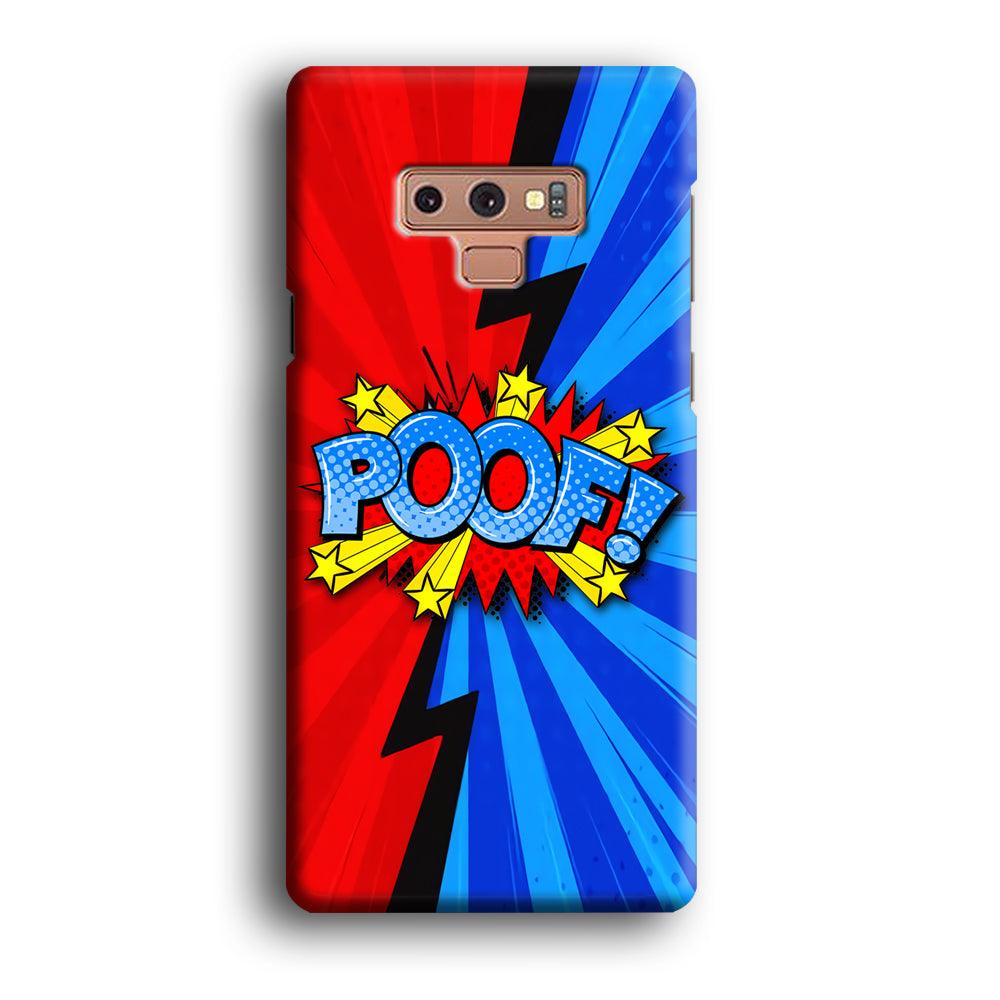 Comic Poof Icon Samsung Galaxy Note 9 Case-Oxvistore