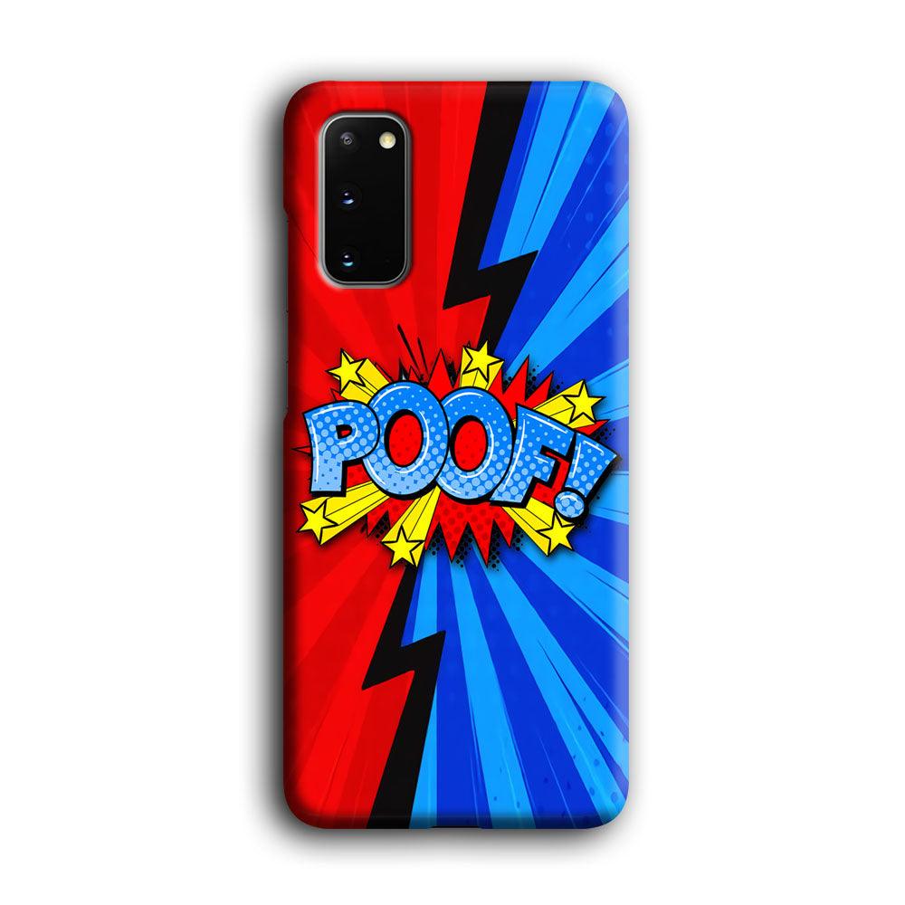 Comic Poof Icon Samsung Galaxy S20 Case-Oxvistore